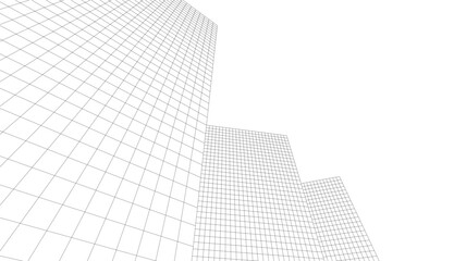 Fototapeta premium Abstract architectural design 3d rendering