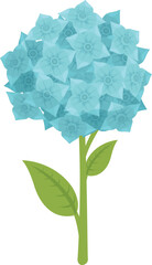 Posy style scent flower icon cartoon vector. Floral blossom. Hydrangea flower