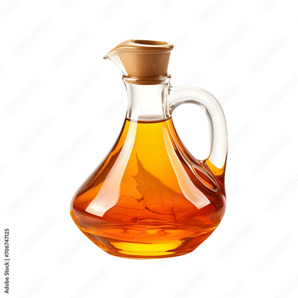Wall mural maple_syrup_bottle isolated on white and transparent background