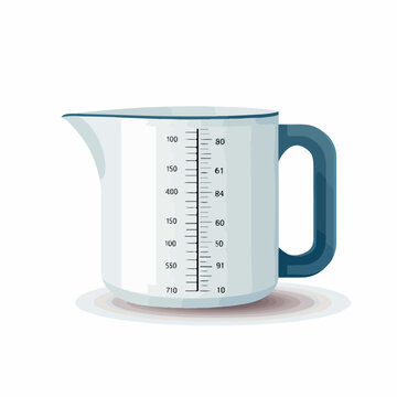 recommend clip art: Measuring cup in cartoon, doodle style. Isolated 2d vector illustration in logo, icon, sketch style, Eps 10. AI Generative