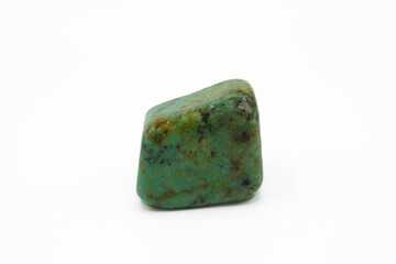 African turquoise stone. African turquoise is a member of the quartz family and is considered the stone of evolution, bringing about great change and transformation in life.