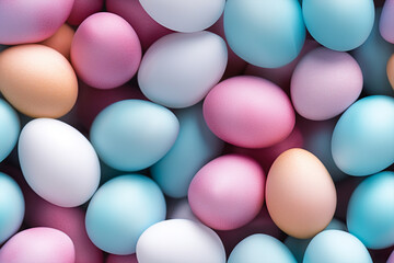 colorful pastel easter eggs background wall texture pattern seamless