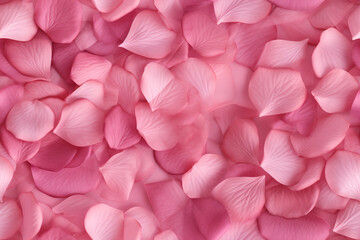 Obraz premium pink rose petals love valentines day background wall texture pattern