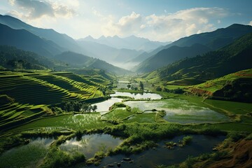 Landscape view wallpaper