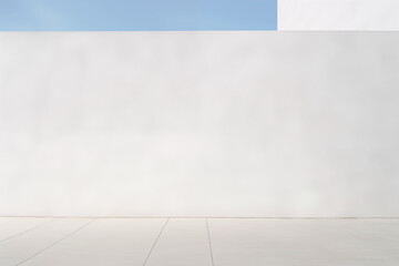 Fototapeta premium Simple white wall with an ethereal shadow.