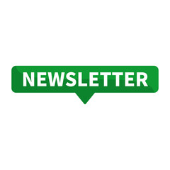 Newsletter Green Rectangle Shape For New Information Announcement Detail Actual
