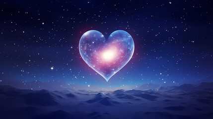 Vibrant Valentine's Day background, love background