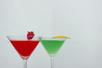 Two cocktails