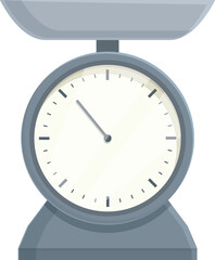 Circle scales icon cartoon vector. Kitchen home tool. Utensil device cooking