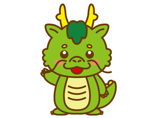 かわいい龍のベクターイラスト素材
