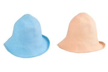 bucket hat head protection design fashion style isolated on white background