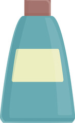 Conditioner cream tube icon cartoon vector. Guy clean. Face beauty mask