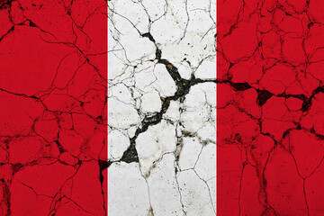 Peru Earthquake Damage and Cracks