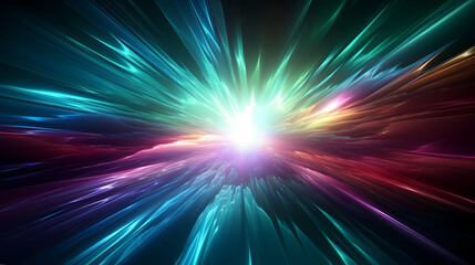 Obraz premium Modern digital abstract 3D background. Can be used to describe network capabilities, process flows, digital storage, science, education, etc.