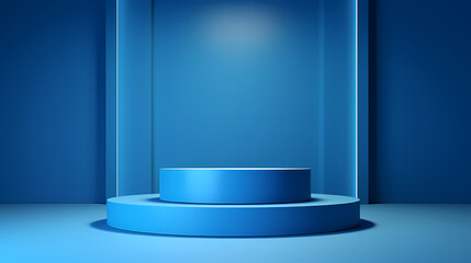 Simple product booth, podium, stage, product commercial photography background, cosmetics booth, promotional event