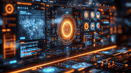 Fototapeta premium SafeNetHub: Your Gateway to Cybersecurity Excellence