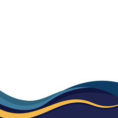 Obraz premium Elegant Curve Footer
