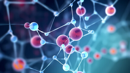 Data technology futuristic illustration, technology background