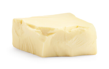 Piece of tasty chocolate isolated on white