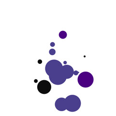 An abstract transparent bubble shape neon circles pattern design element.