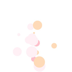 An abstract transparent bubble shape neon circles pattern design element.