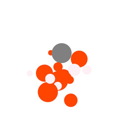 An abstract transparent bubble shape neon circles pattern design element.