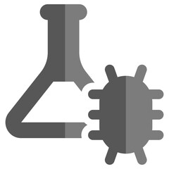 flask icon, vector illustration, simple design, best used for web, banner or presentation