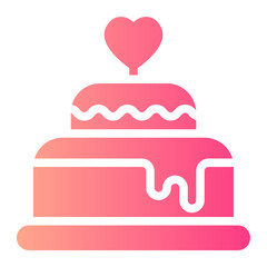 cake gradient icon