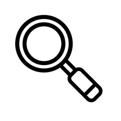 Magnifier lens icon. Vector illustration. EPS 10.