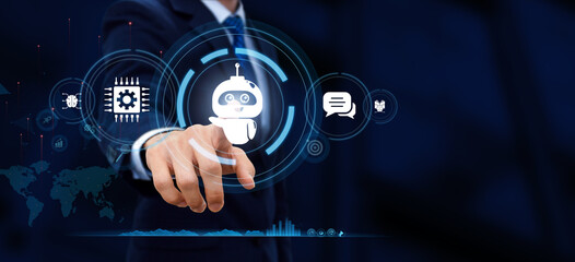 Customer Support. AI Chatbots in Computer and Mobile Apps Providing Intelligent, Automated Responses