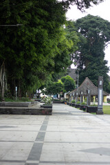 Wonosobo, January 10, 2024 
view of the city square