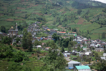 Banjarnegara, January 10, 2024 
beautiful view under the mountain