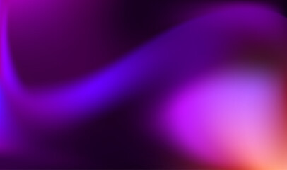 Purple abstract background with glowing lines. Vector illustration for your design