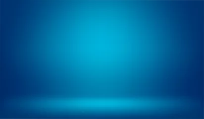 Stof per meter Blue gradient abstract background empty room with space for your text and picture © prathum