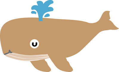 cute whale cartoon