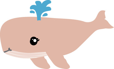 cute whale cartoon