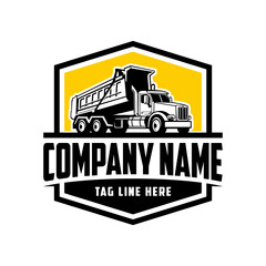 Truck company  logo vector image