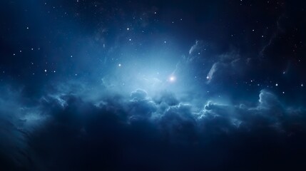 Naklejka premium space cosmic nebula galaxy