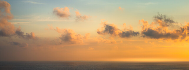 Sunset Sky Orange Cloud Sunrise Background Evening Golden Hour Blue Dawn Twilight Summer blur...