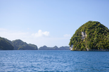 Naklejka premium Rock Islands, Palau, Micronesia