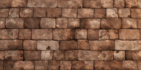 Background Texture in the Style Uneven Cobblestone Surface providing an Old World Rustic Charm - Cobblestone Background Texture created with Generative AI Technology