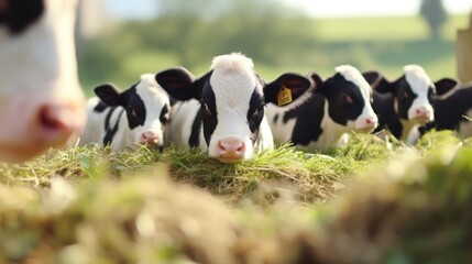 From the happy chirping of chicks to the contented munching of cows, feeding time at the dairy farm is a harmonious symphony of sounds and sights that can only be found in the countryside.