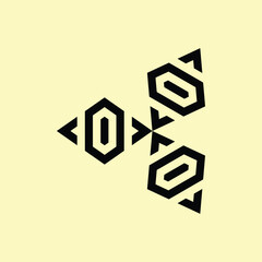 The ceramic design forms a black 