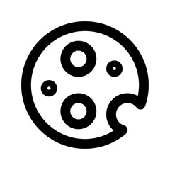 cookie line icon