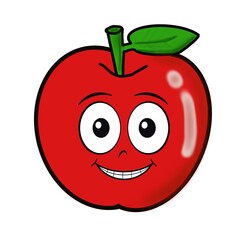 A Smile Apple Character Design