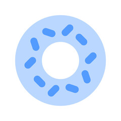 donut duotone icon