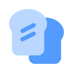 french toast duotone icon