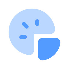 pumpkin pie duotone icon