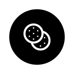 shortbread line circular icon