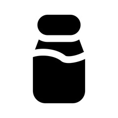 milk glyph icon